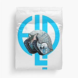 Emerson Lake & Palmer Tarkus and Washed Denim Duvet Cover