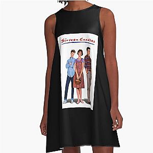 Ally Sheedy Emilio Estevez Ferris Bueller John Hughes Sixteen Candles Graphic For Fan A-Line Dress