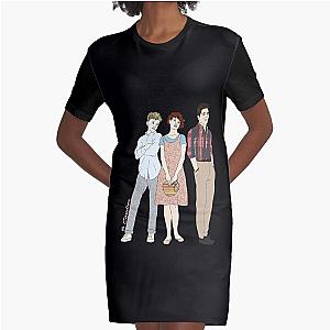 Ally Sheedy Emilio Estevez Ferris Bueller John Hughes Sixteen Candles Sticker Gifts Movie Fans Graphic T-Shirt Dress