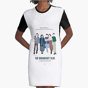 Ally Sheedy Emilio Estevez Ferris Bueller John Hughes Sixteen Candles The Breakfast Club Funny Graph Graphic T-Shirt Dress