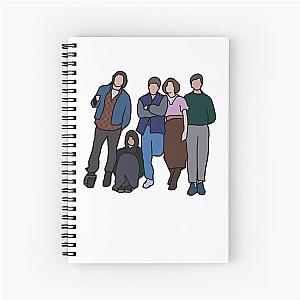 Ally Sheedy Emilio Estevez Ferris Bueller John Hughes Sixteen Candles The Breakfast Club Cool Graphi Spiral Notebook