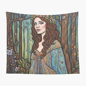 Emily Blunt as a fairy in the woods Tapestry