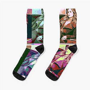 Emily Blunt Pop Art Socks