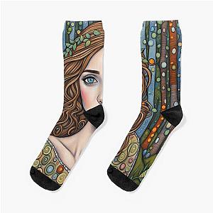 Emily Blunt as a fairy in the woods Socks