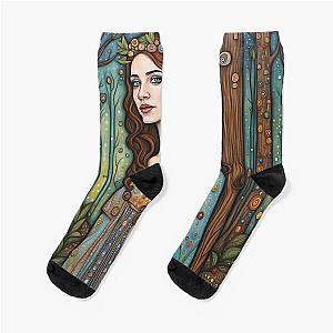 Emily Blunt as a fairy in the woods Socks