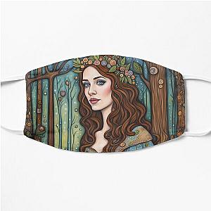 Emily Blunt as a fairy in the woods Flat Mask