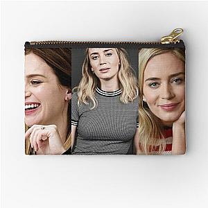 emily blunt collage Zipper Pouch