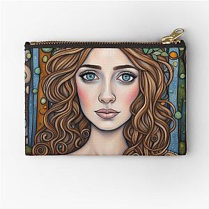 Emily Blunt as a fairy in the woods Zipper Pouch