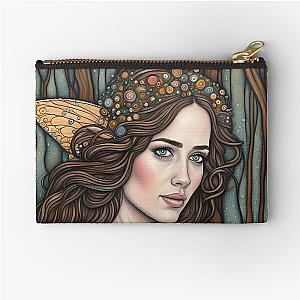 Emily Blunt as a fairy in the woods Zipper Pouch