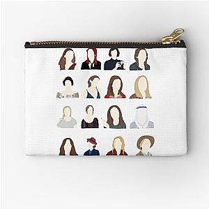 the emily blunt cinematic universe  Zipper Pouch