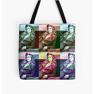 Emily Blunt Pop Art All Over Print Tote Bag