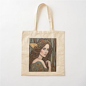 Emily Blunt as a fairy in the woods Cotton Tote Bag