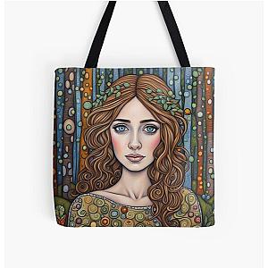 Emily Blunt as a fairy in the woods All Over Print Tote Bag