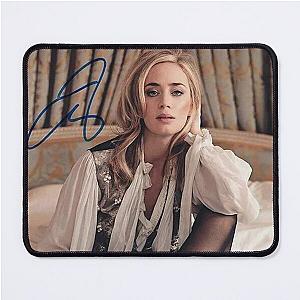 emily blunt autograph Mouse Pad