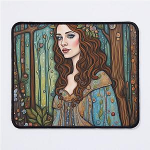 Emily Blunt as a fairy in the woods Mouse Pad