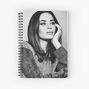 Emily Blunt Fanart Spiral Notebook