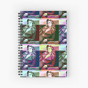 Emily Blunt Pop Art Spiral Notebook