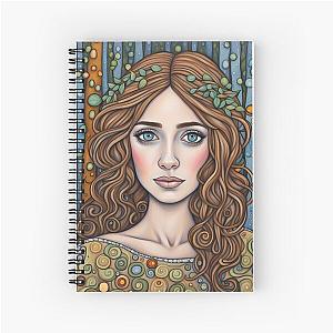 Emily Blunt as a fairy in the woods Spiral Notebook