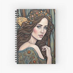 Emily Blunt as a fairy in the woods Spiral Notebook