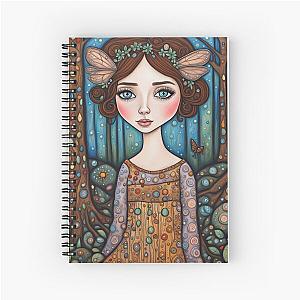 Emily Blunt as a fairy in the woods Spiral Notebook