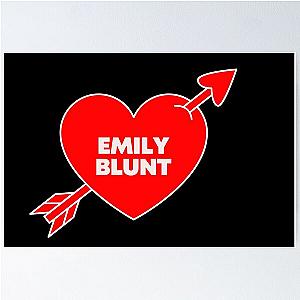 In Love With Emily Blunt Poster