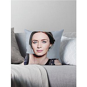 Emily Blunt Fanart Throw Pillow