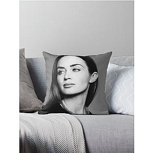 Emily Blunt Fanart Throw Pillow