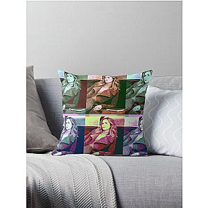 Emily Blunt Pop Art Throw Pillow