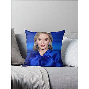 emily blunt pretty Throw Pillow