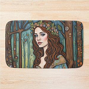 Emily Blunt as a fairy in the woods Bath Mat