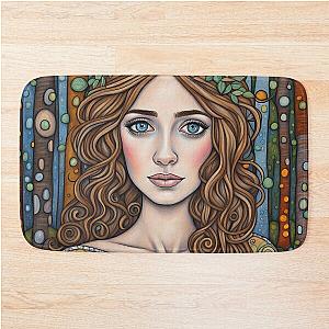 Emily Blunt as a fairy in the woods Bath Mat