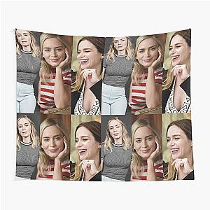 emily blunt collage Tapestry