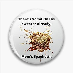 Eminem Spaghetti Meme (white) -   Meme Pin