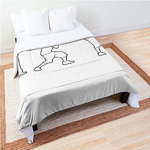 minimal eminem silhouettes Comforter