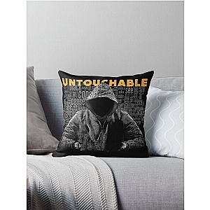 Untouchable, T-Shirt, Eminem Revival Album, Word Cloud Throw Pillow