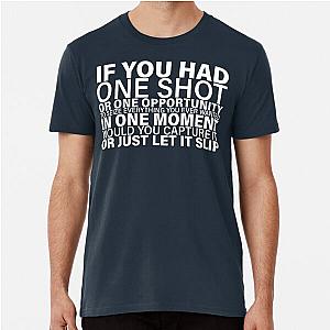 Seize the Moment - Eminem Inspired Typography Premium T-Shirt