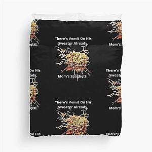 Eminem Spaghetti Meme (black) -   Meme Duvet Cover