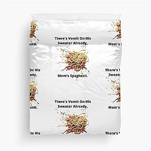 Eminem Spaghetti Meme (white) -   Meme Duvet Cover