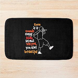 Beautiful - Eminem Lyrics . premium Bath Mat