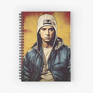 Eminem vintage poster Spiral Notebook