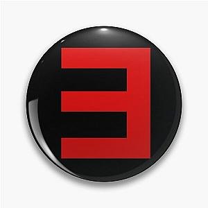 Eminem E Logo black & Red Pin