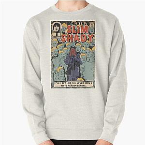 Eminem Sweatshirts - Eminem - The Real Slim Shady Parody Comic Art Pullover Sweatshirt RB0704