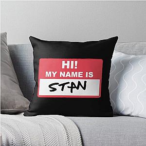 Eminem Pillows - Eminem - Hi My Name Is Stan Throw Pillow RB0704