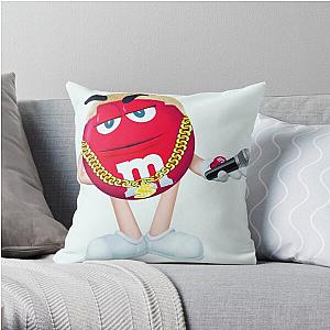 Eminem Pillows - eminem and m&amp;m Throw Pillow RB0704