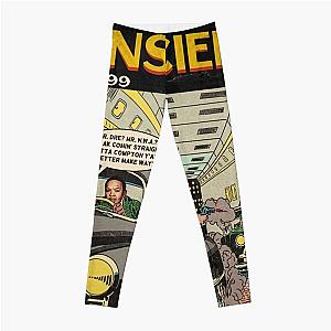 Eminem Leggings - Eminem &amp; Dre - Guilty Conscience Comic Book Parody Leggings RB0704