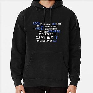 Eminem Hoodies - EMINEM MOTIVATIONNAL SHIRT WHITE&amp;BLUE Pullover Hoodie RB0704