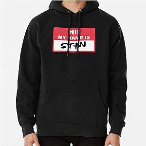 Eminem Hoodies - Eminem - Hi My Name Is Stan Pullover Hoodie RB0704