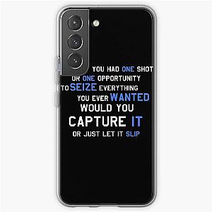 Eminem Cases - EMINEM MOTIVATIONNAL SHIRT WHITE&amp;BLUE Samsung Galaxy Soft Case RB0704