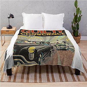 Eminem Blanket - Eminem &amp; Dre - Guilty Conscience Comic Book Parody Throw Blanket RB0704