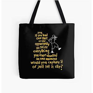 Eminem Bags - Eminem - Lose Yourself lyrics All Over Print Tote Bag RB0704